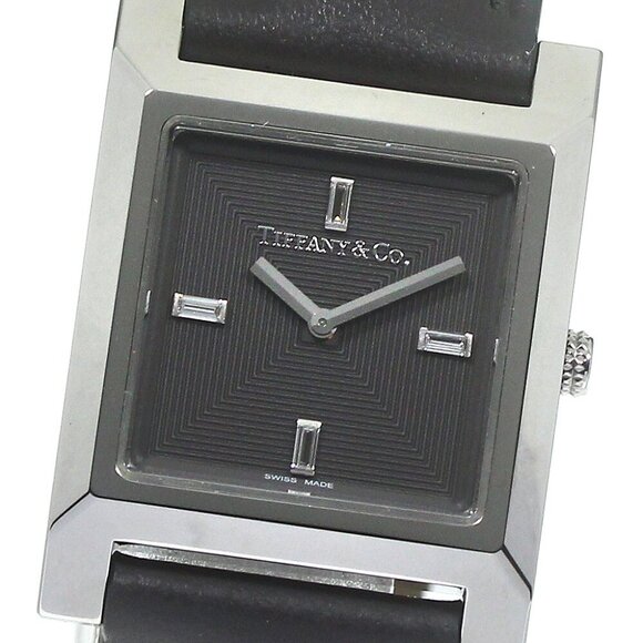 TIFFANY&Co. Makers Square gray Dial Quartz Ladies Watch_785496 main image 7